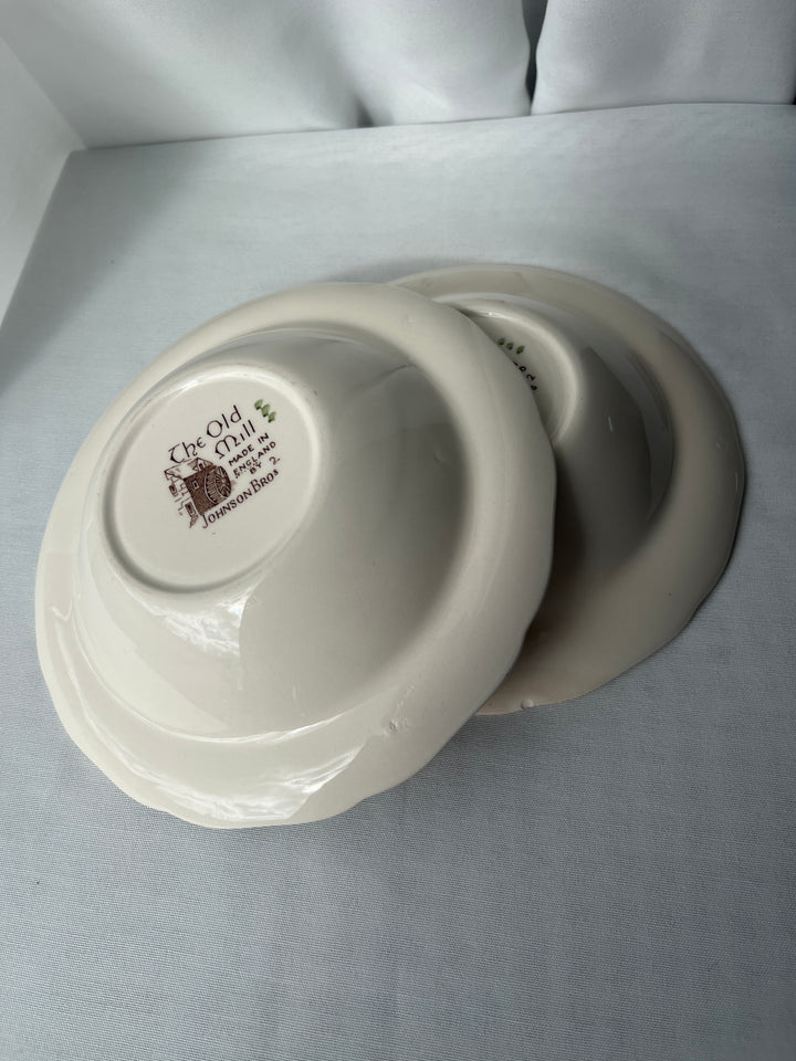 Plate deep, 2 pieces (Ymer bowl), &