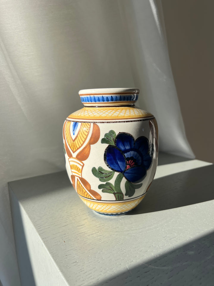 Aluminia vase Fajance