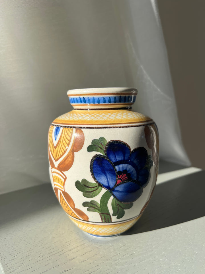 Aluminia vase Fajance