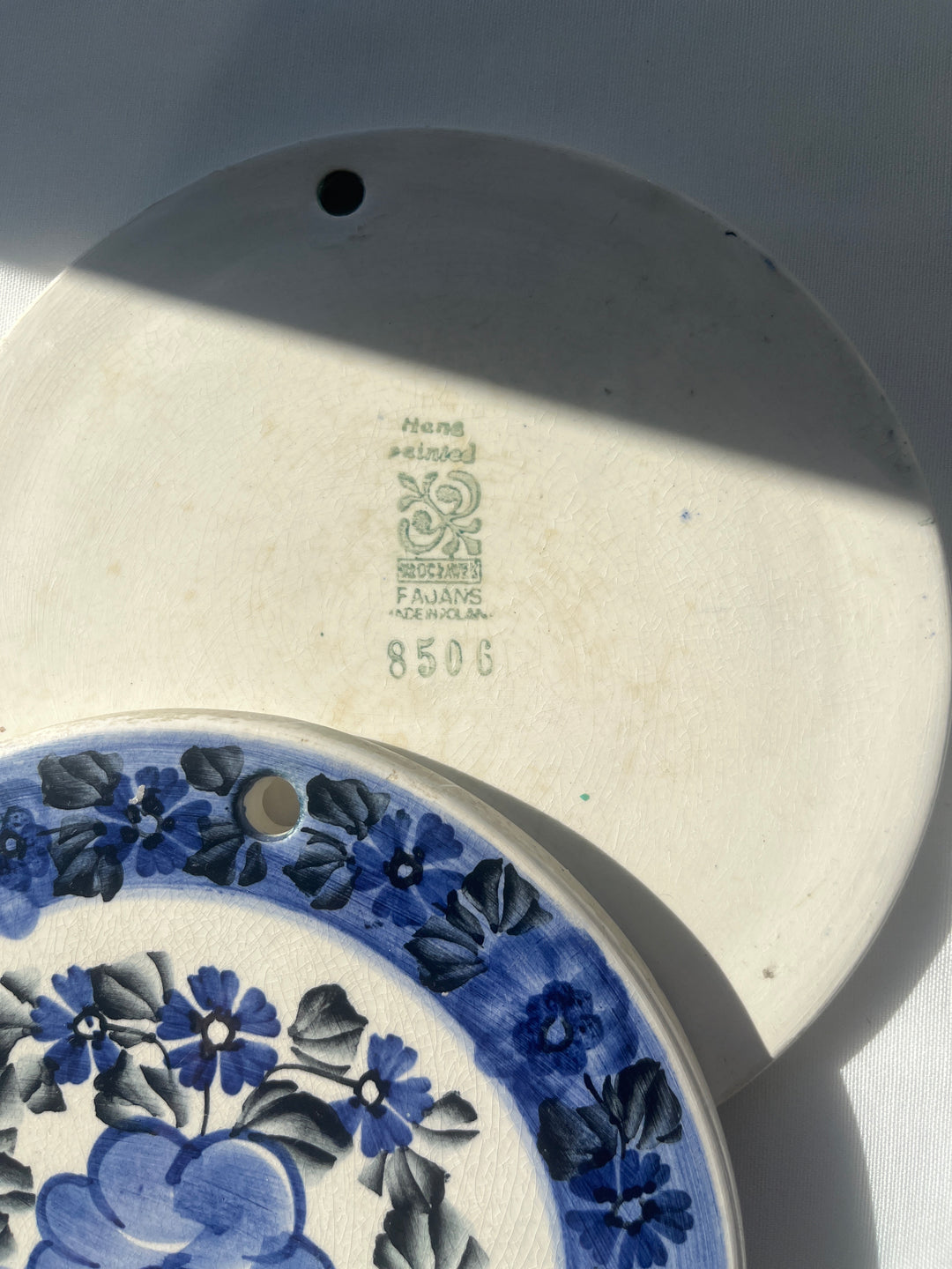 Polish faience plate