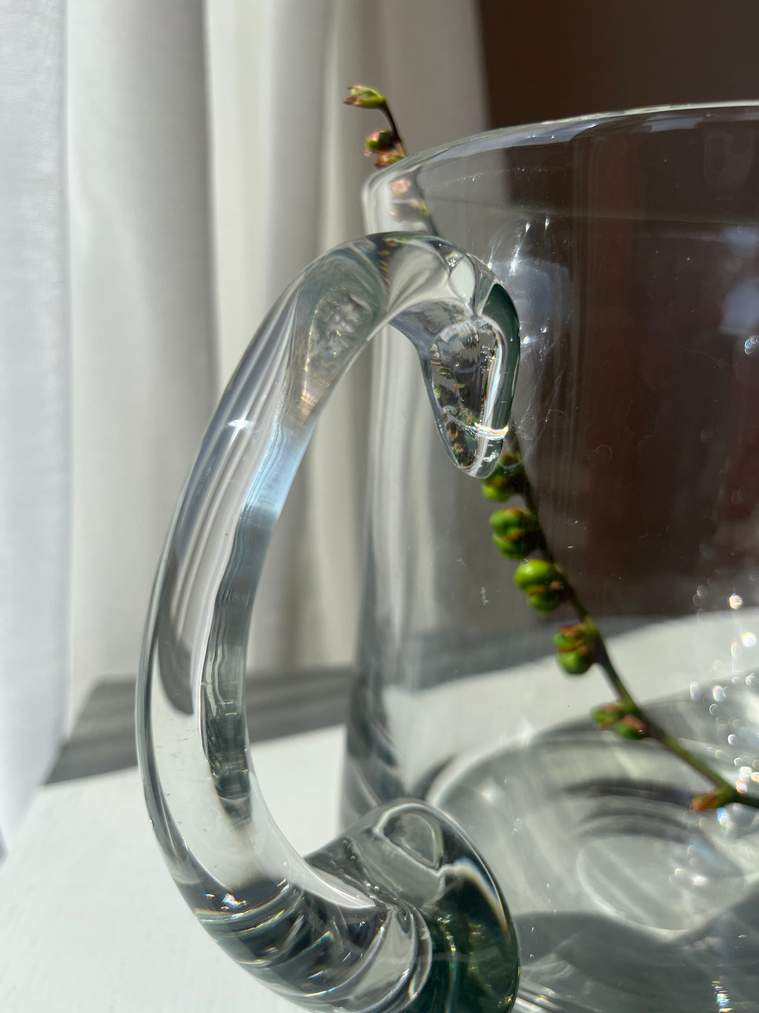 Glas kande, massiv