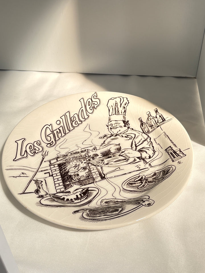 France “ Les Grillades “- Tallerken