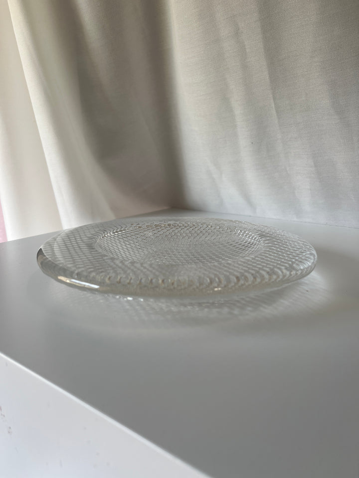 🆘Holmegaard, Trigona clear glass