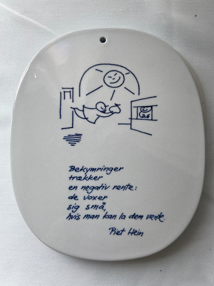 Piet Hein “Bekymring trækker en negativ rente…………”