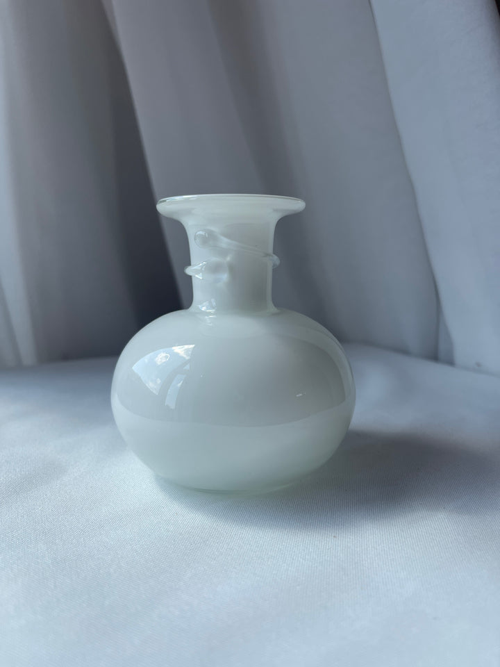 Holmegaard Hvid palet vase Design Michael Bang