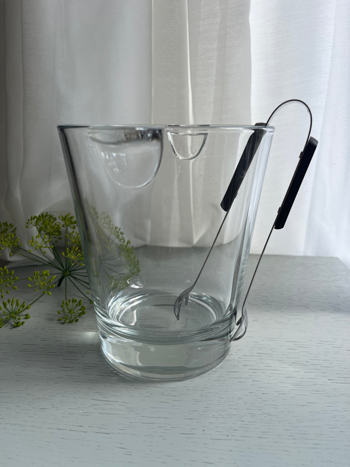 Retro ispand i klart glas med istang
