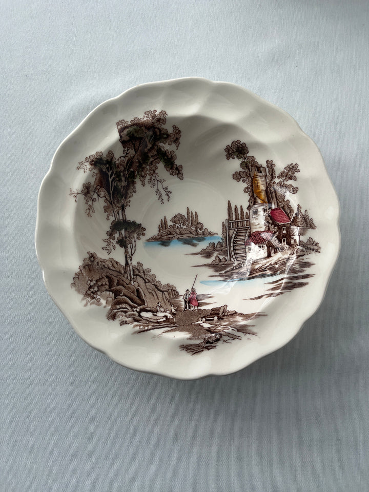 Plate deep, 2 pieces (Ymer bowl), &