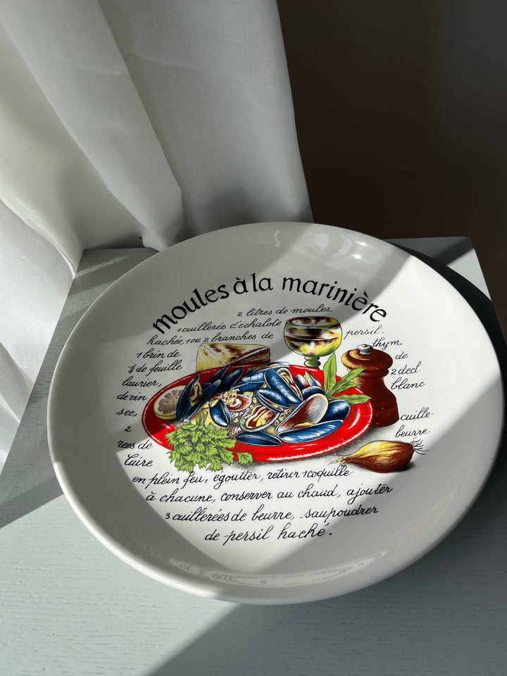 France - Moules frites sæt - `Moules à la Rochelaise`