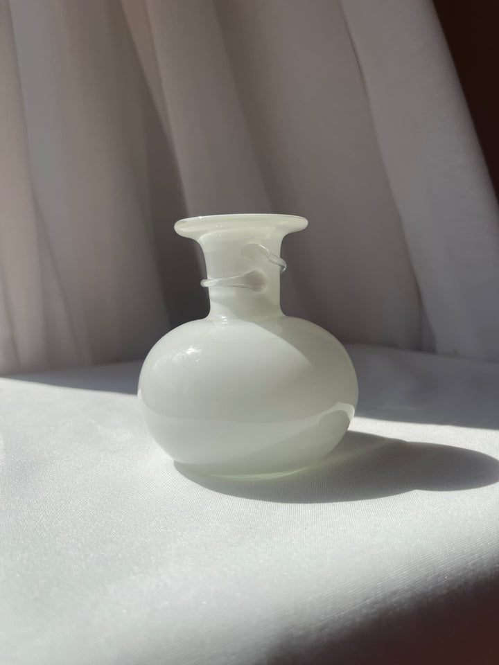 Holmegaard Hvid palet vase Design Michael Bang