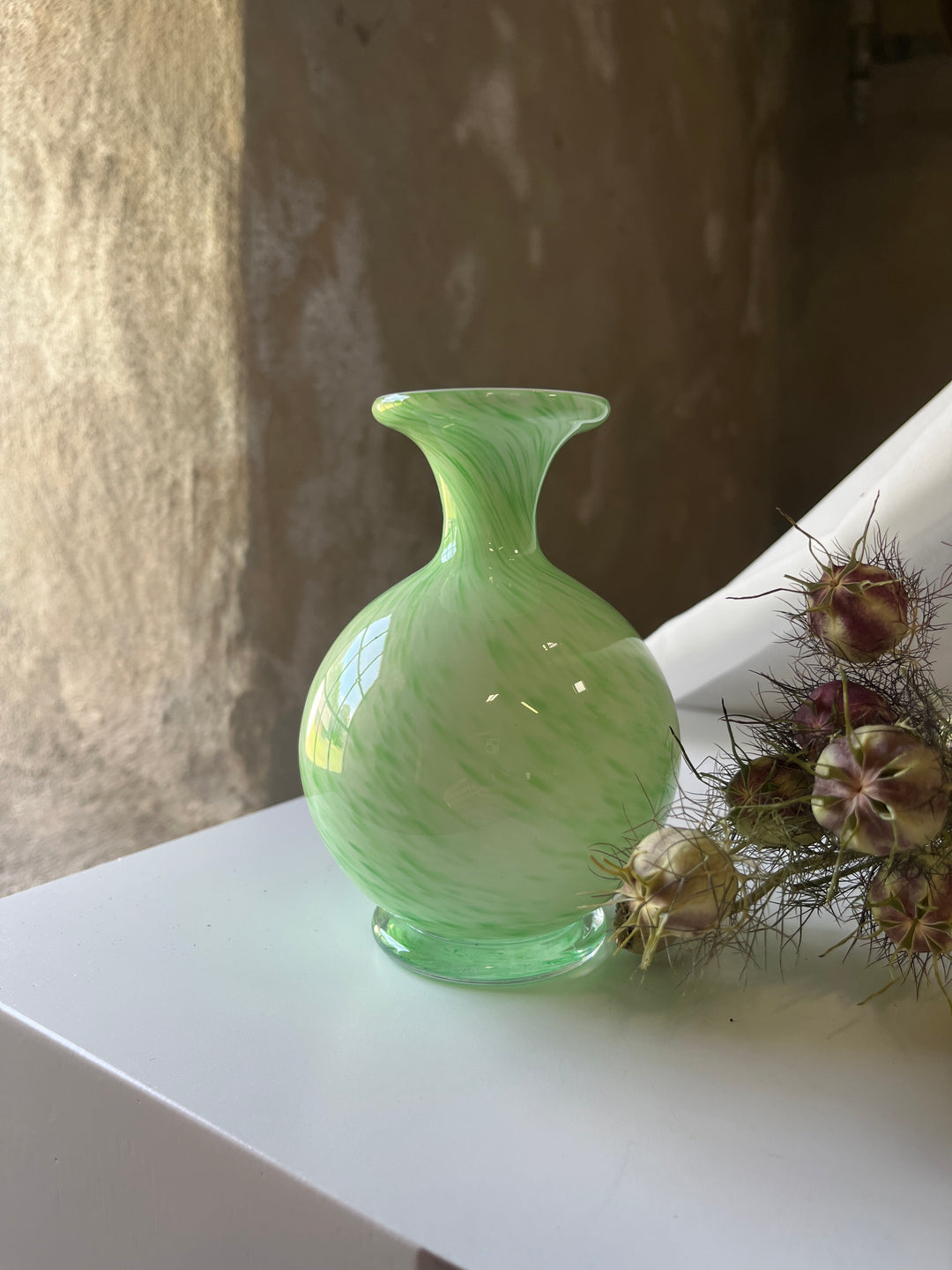 Holmegaard Reviera vase,opal