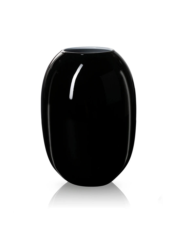Piet Hein - SUPER vase, black, 16 cm.