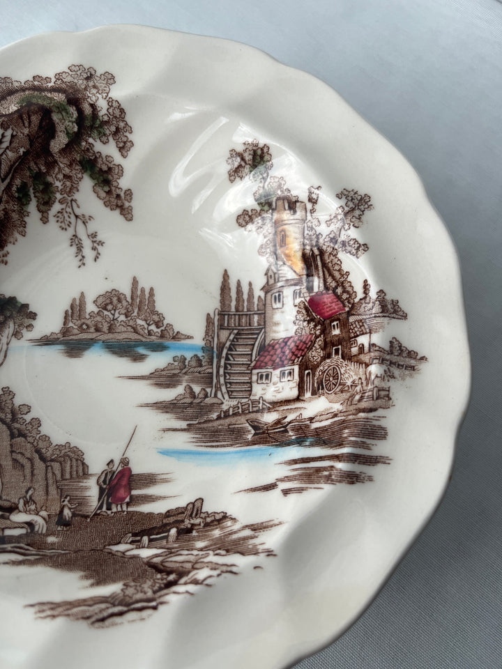 Plate deep, 2 pieces (Ymer bowl), &
