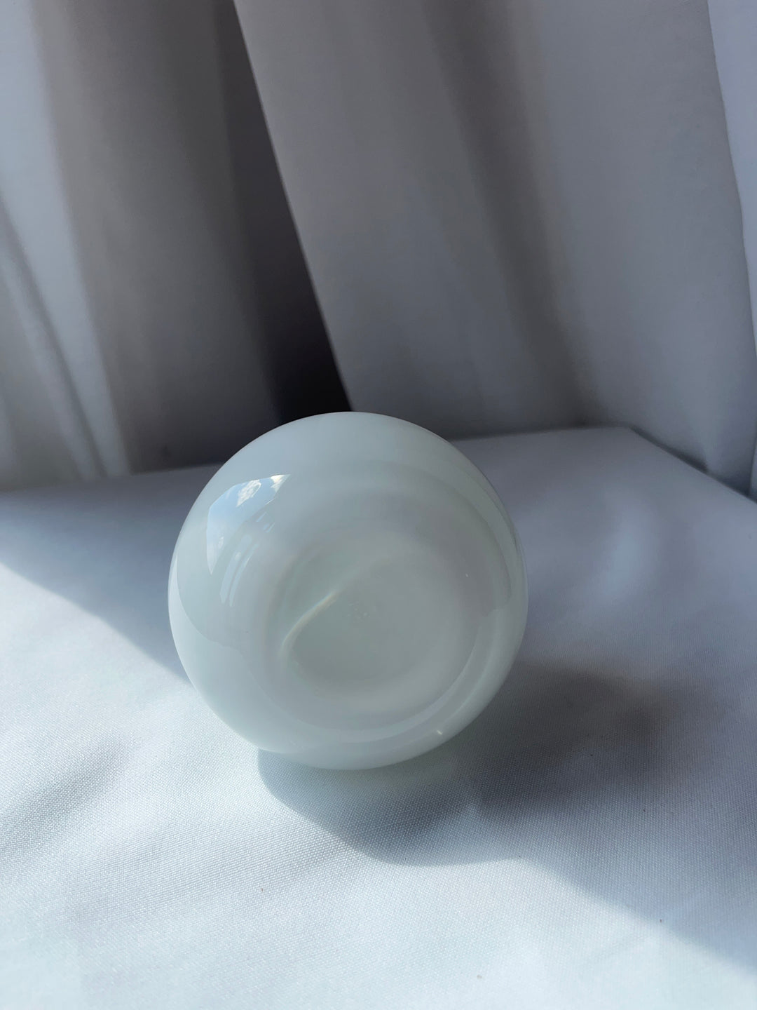 Holmegaard Hvid palet vase Design Michael Bang