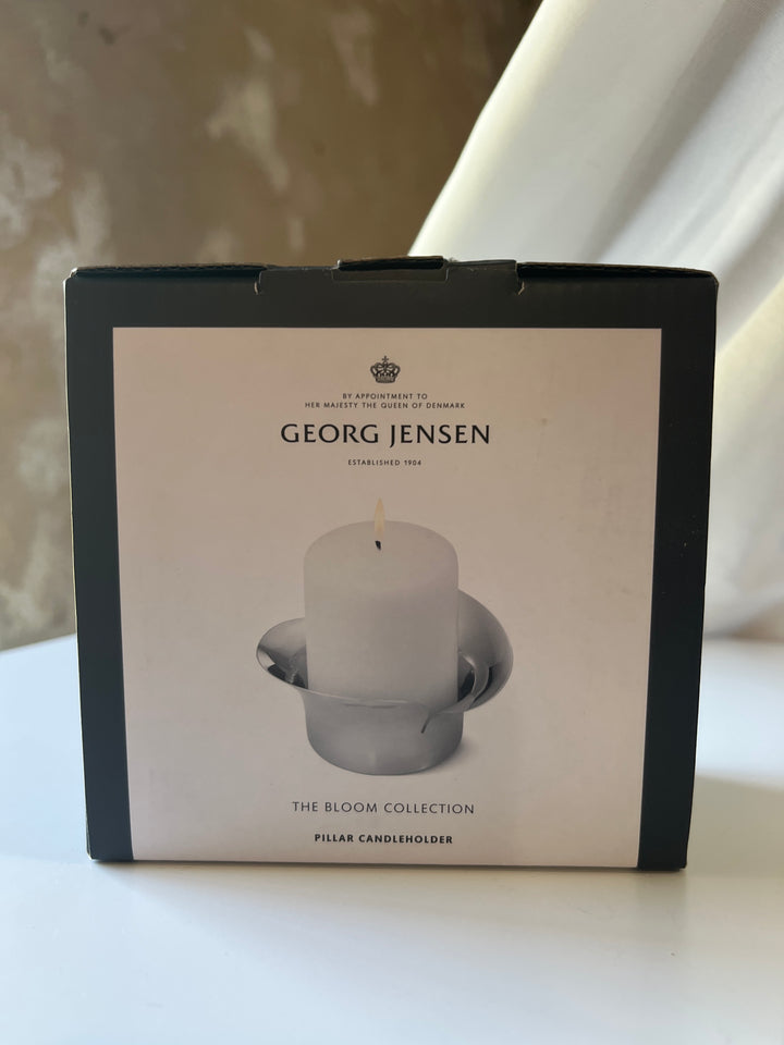 George Jensen ‘The Bloom Collection ‘ Pillar Candelholder