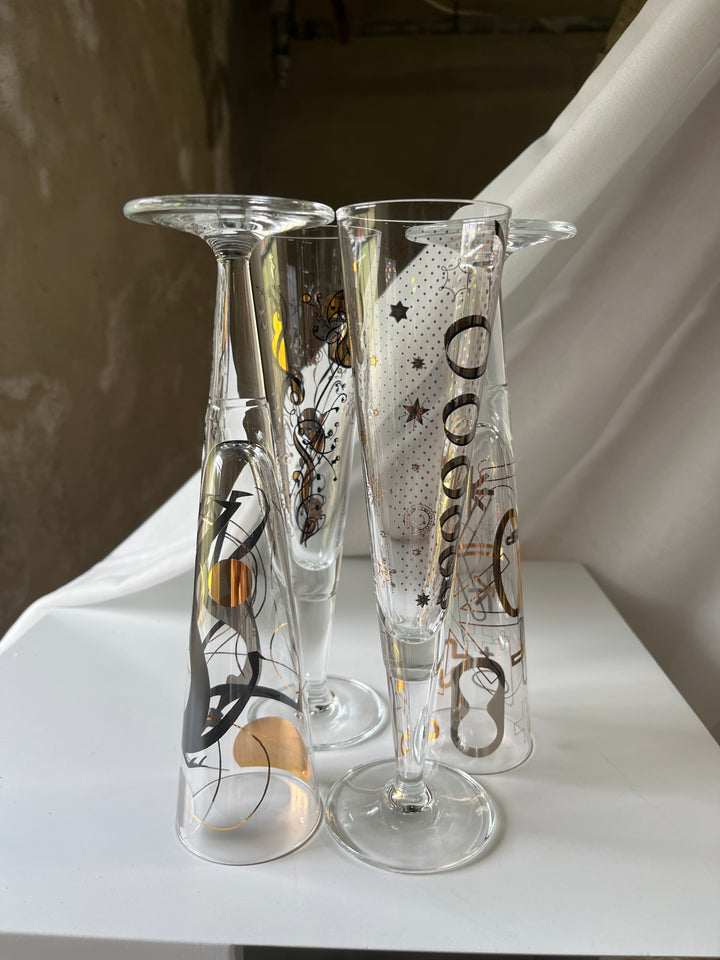 ‘ Ritzenhoff ‘Champagne Glas 4 stk
