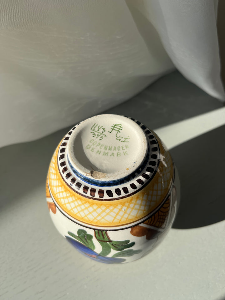 Aluminia vase Fajance