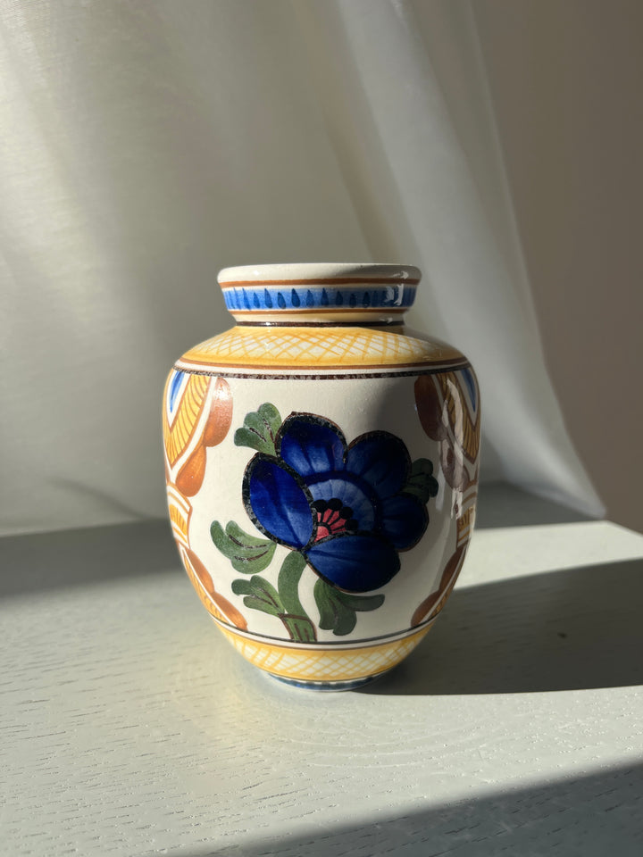 Aluminia vase Fajance