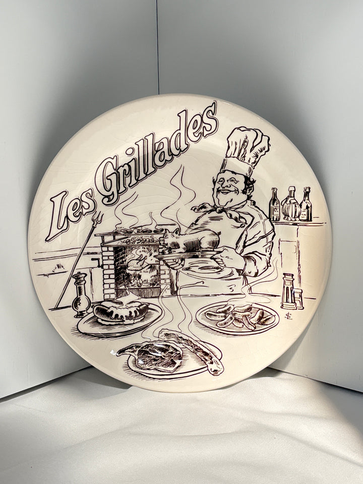 France “ Les Grillades “- Tallerken