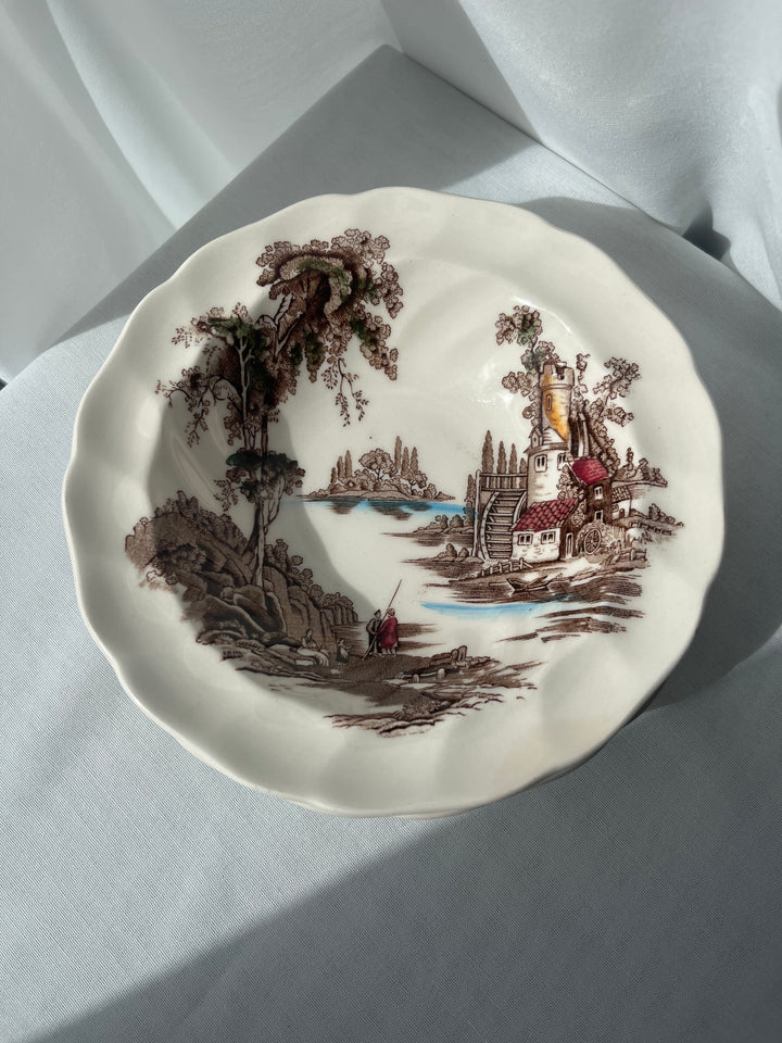 Plate deep, 2 pieces (Ymer bowl), &