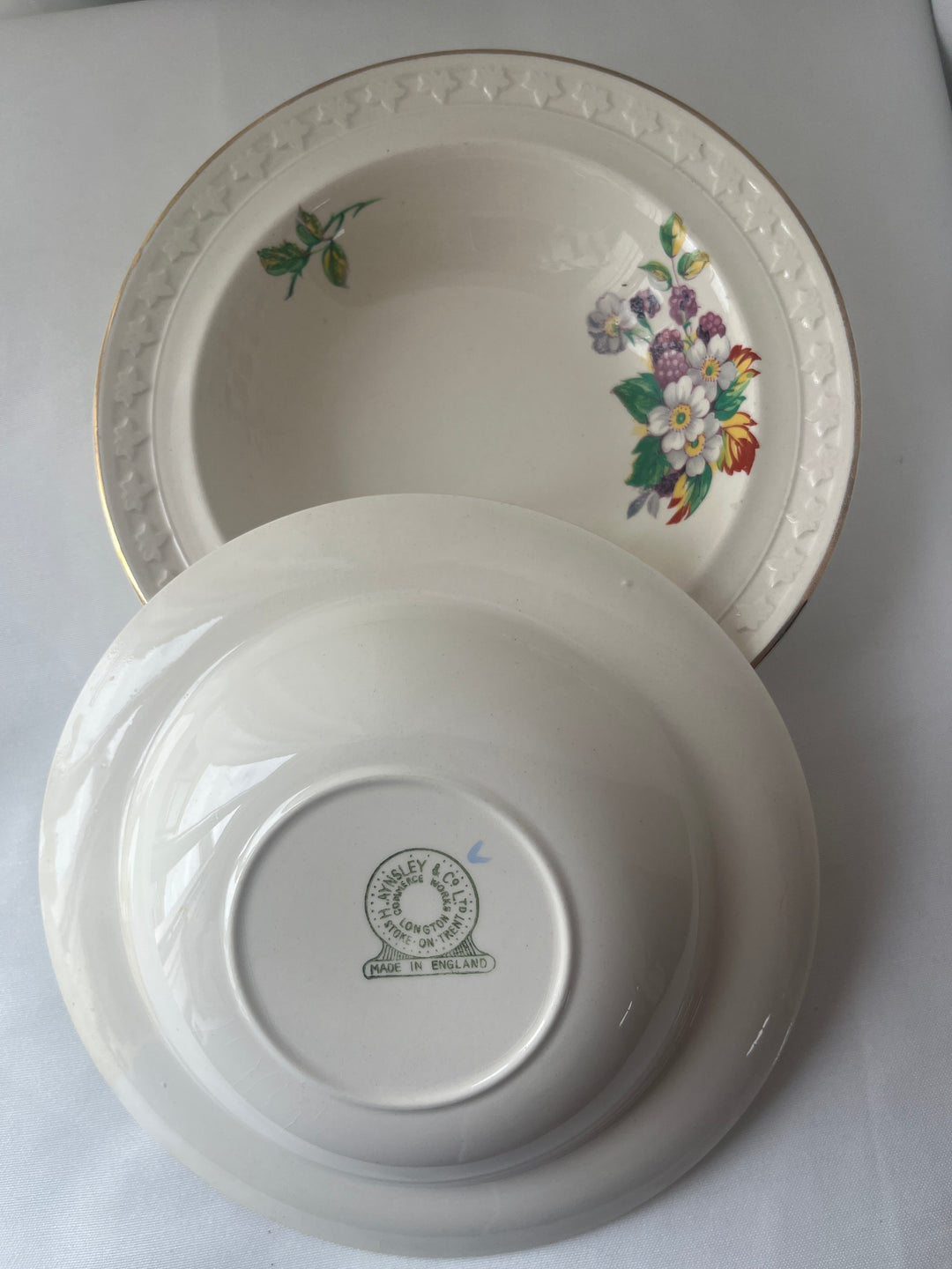 Ymerskåle H.AUNSLEY &amp; CO. Made ind England
