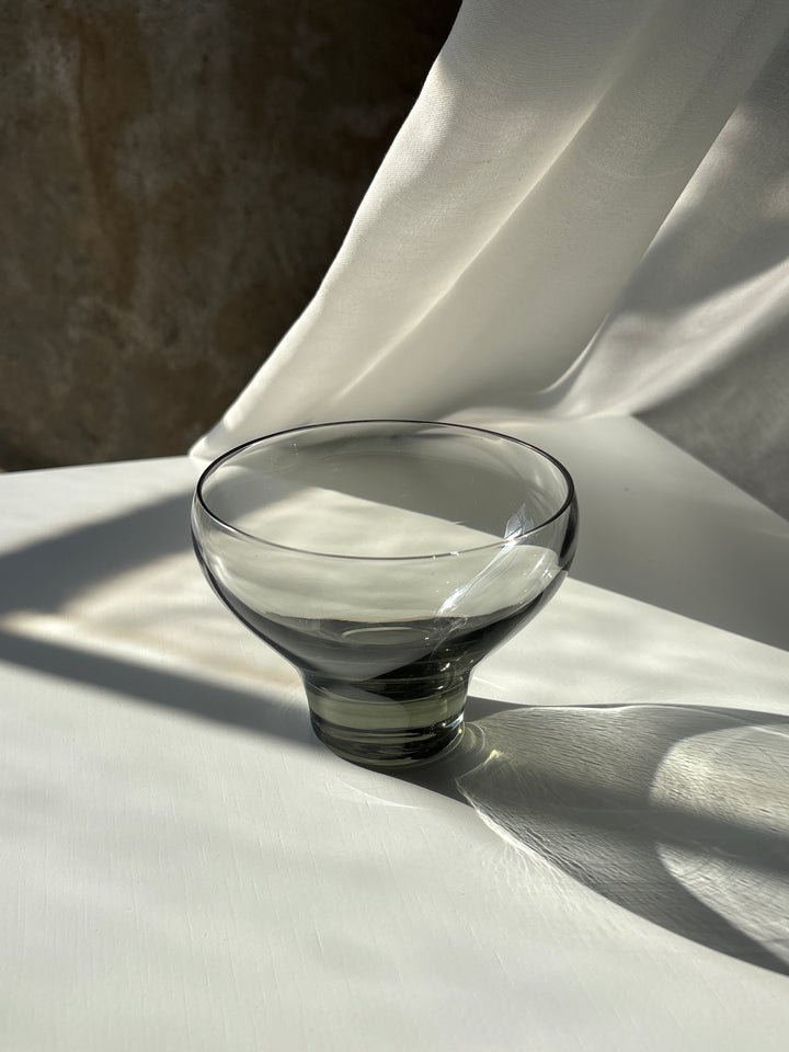 Holmegaard smoke champagne bowl