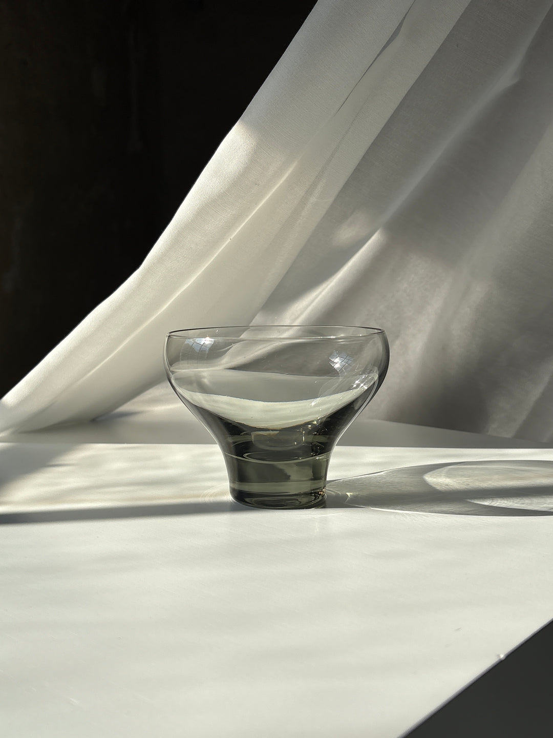 Holmegaard smoke champagne bowl