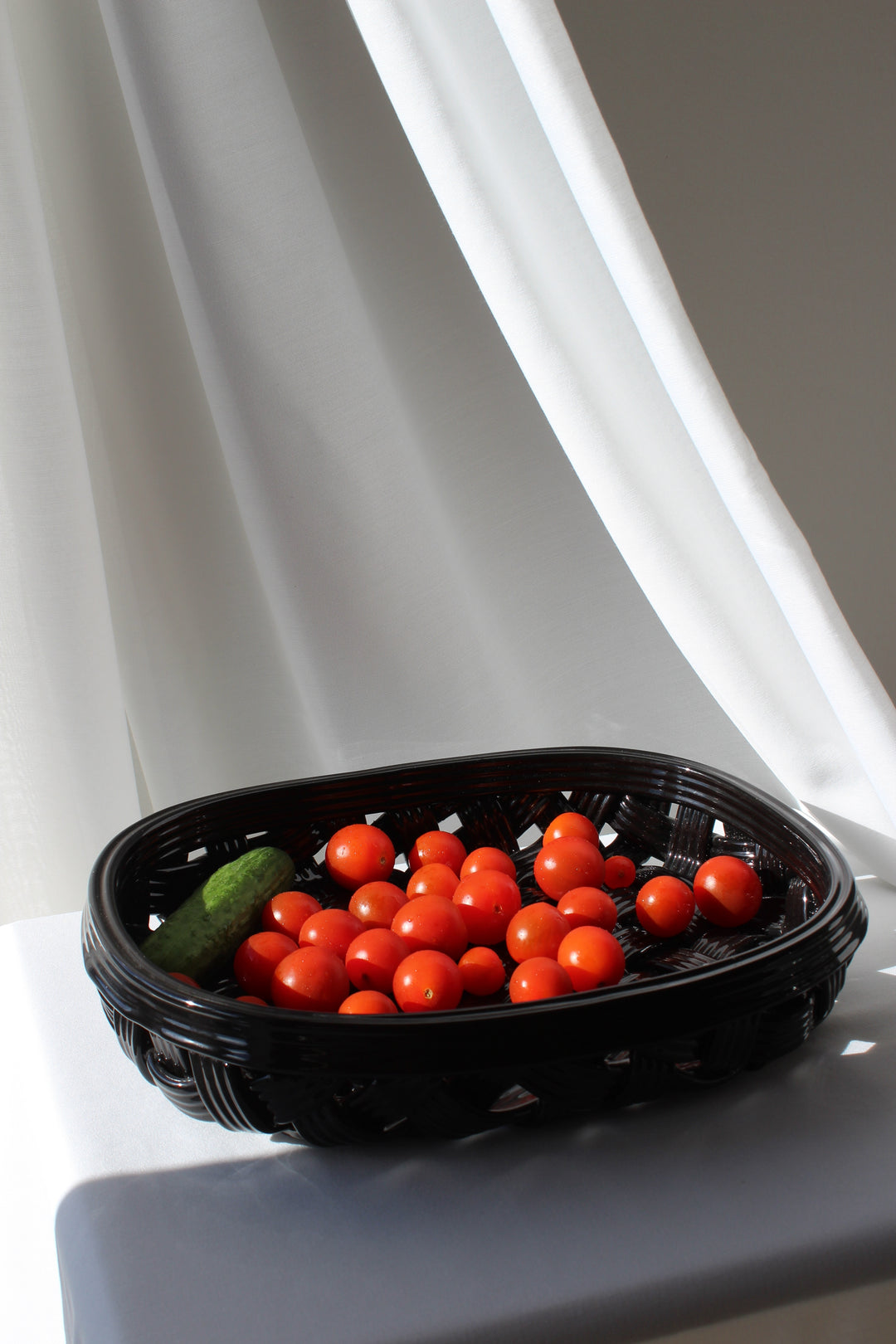 Vintage - Ceramic Wicker Basket