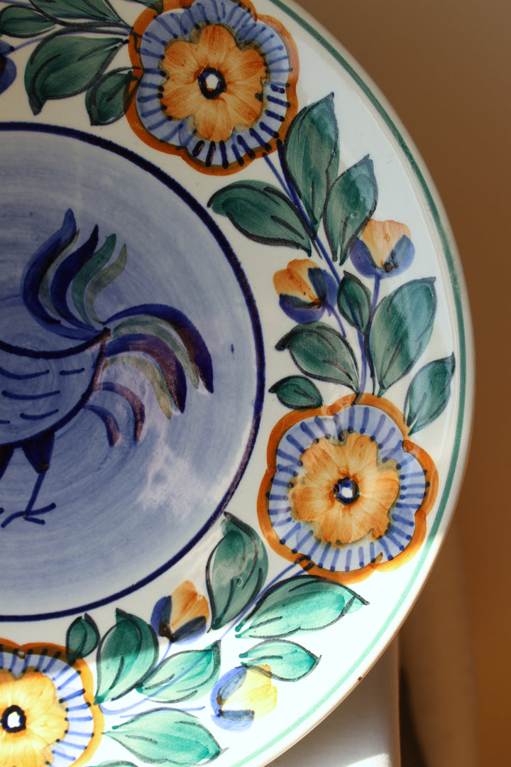 Fajans Wloclawek plate decorative plate, Fajans Fajans