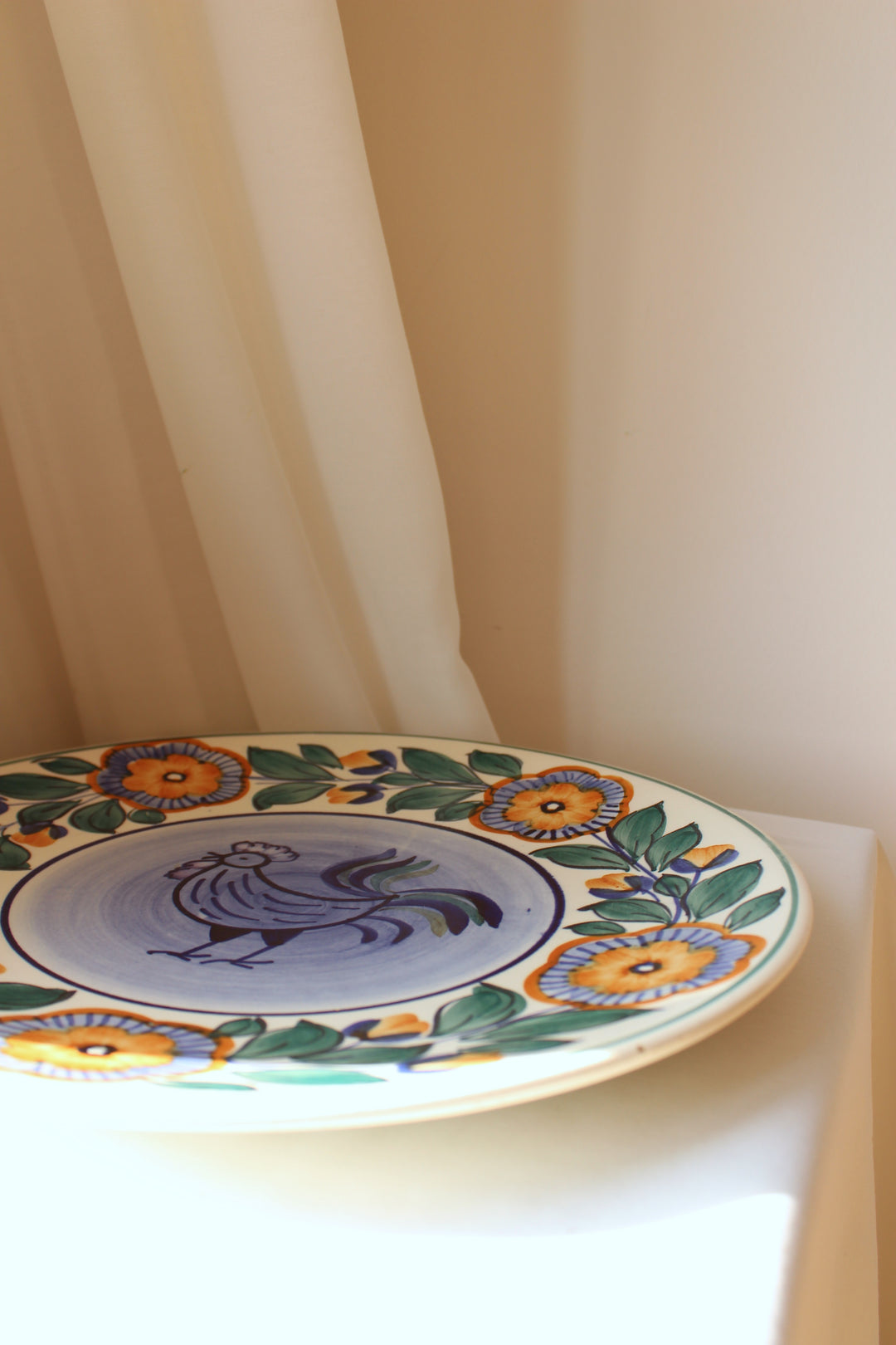 Fajans Wloclawek plate decorative plate, Fajans Fajans