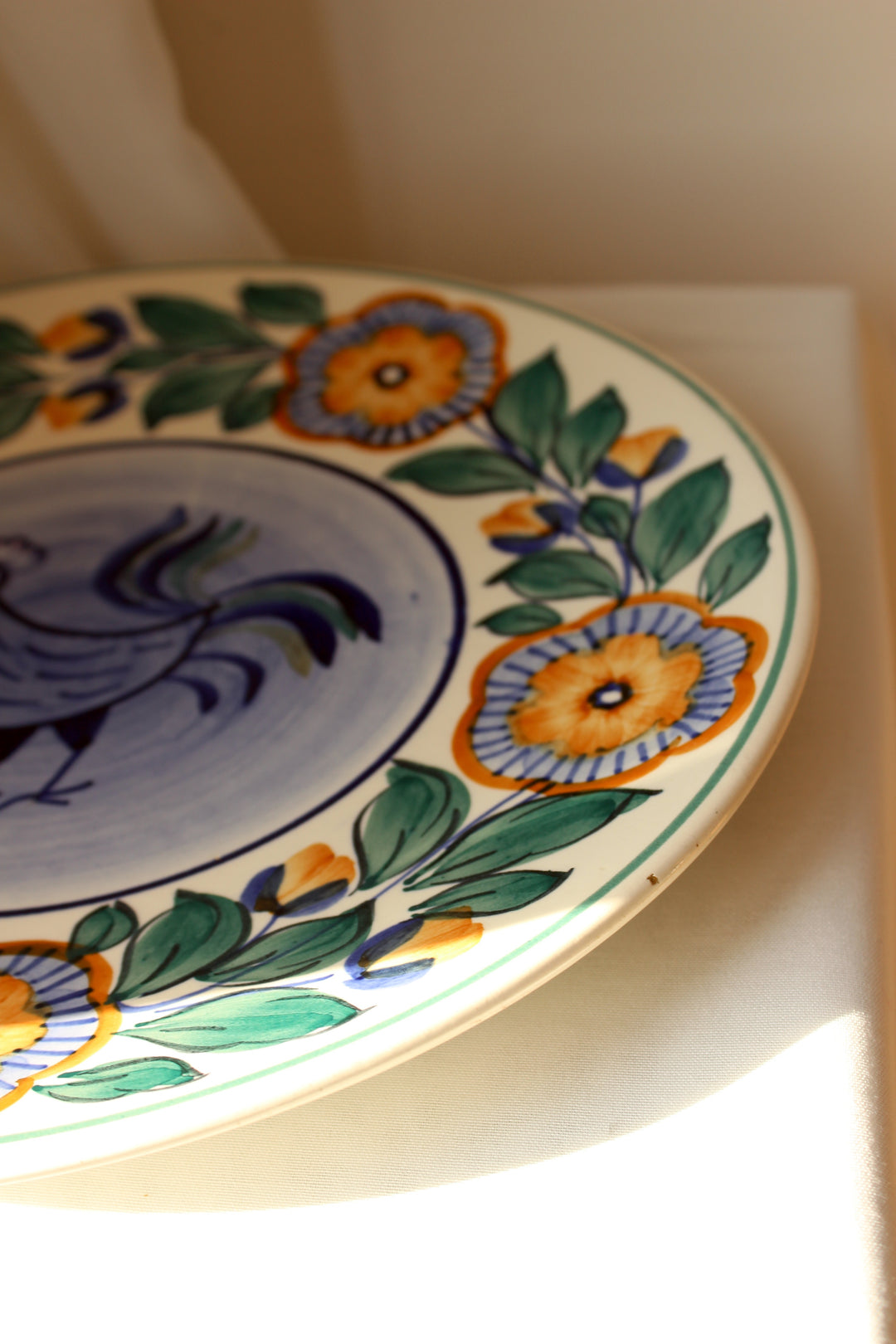 Fajans Wloclawek plate decorative plate, Fajans Fajans