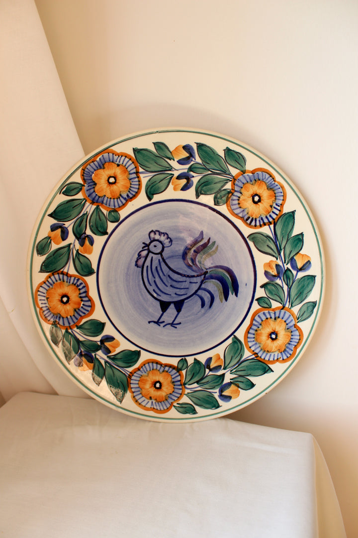 Fajans Wloclawek plate decorative plate, Fajans Fajans