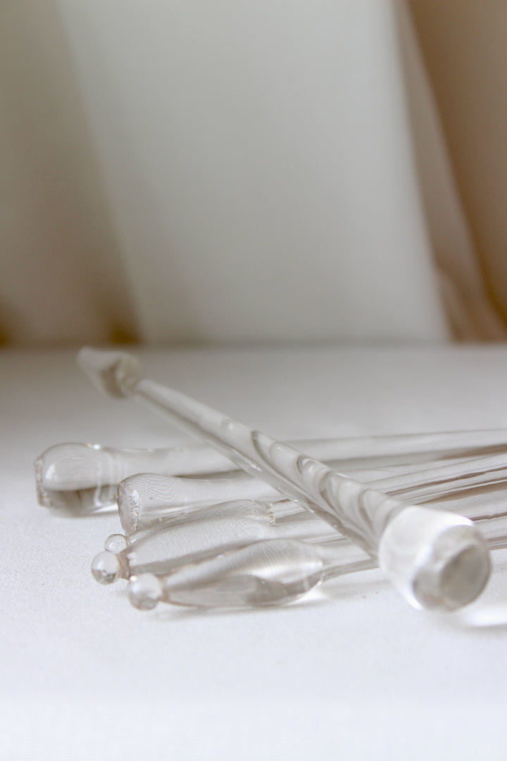 Vintage - Stirring sticks, Glass