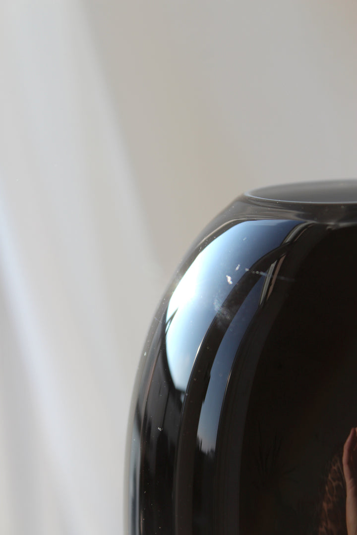 Piet Hein - SUPER vase, black, 16 cm.