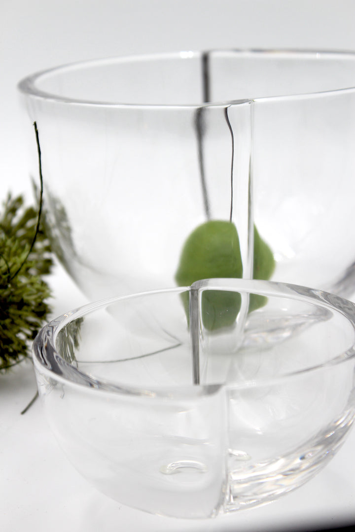 Orrefors - Bowl set, 2 pieces.