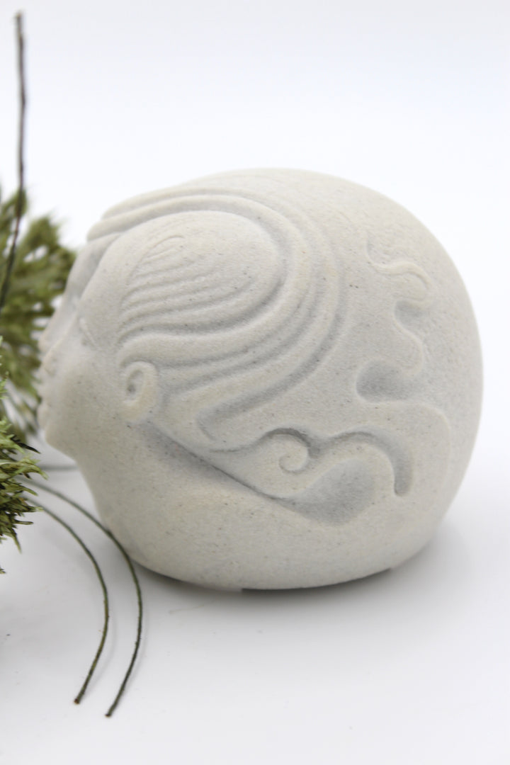 Marbell - Sandstone figure, Faces