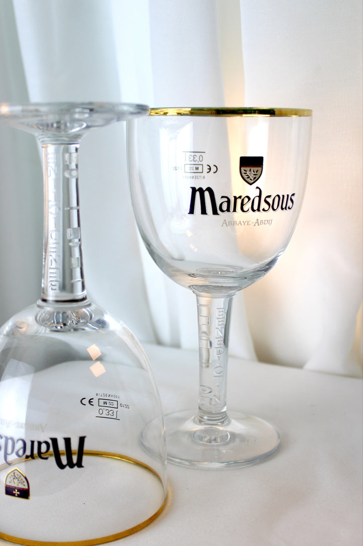 Maredsous - beer glass, 0.33 cl.