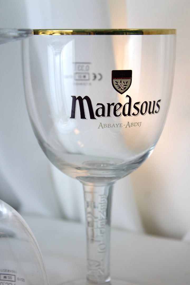 Maredsous - beer glass, 0.33 cl.