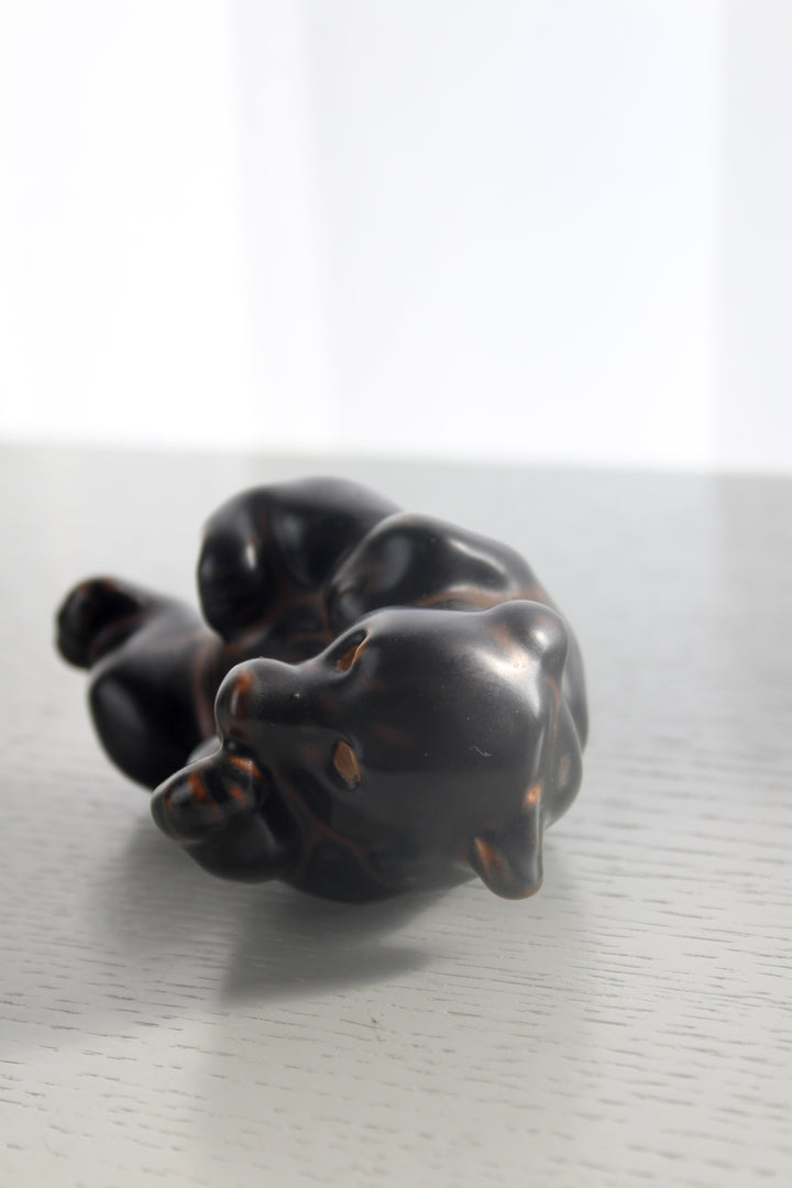 Royal Copenhagen - Lying bear cub, no. 21432