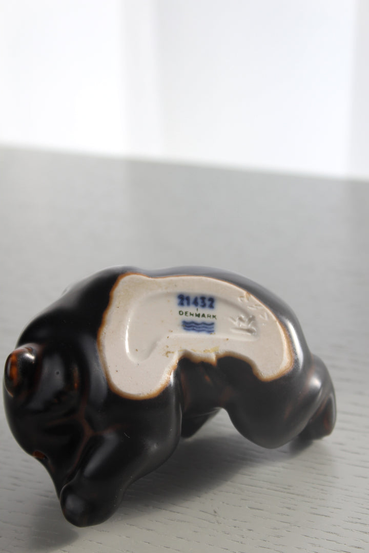 Royal Copenhagen - Lying bear cub, no. 21432