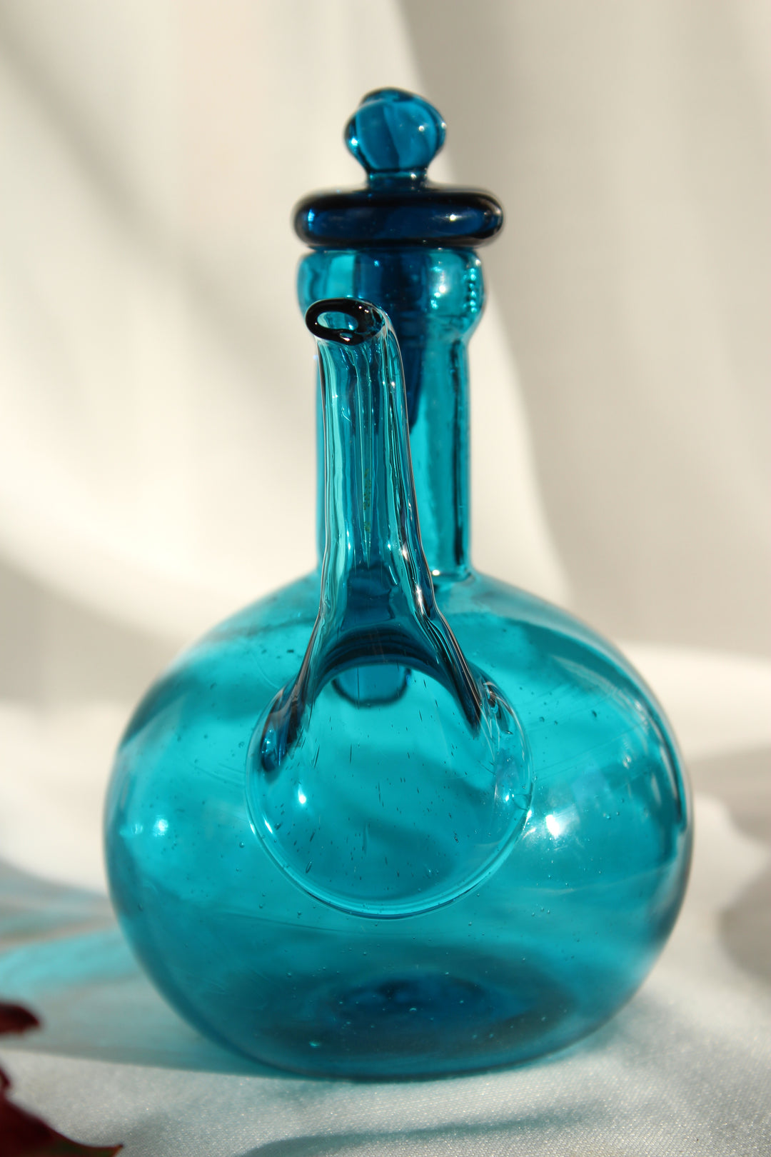 Italy - Mouth-blown jug, Turquoise