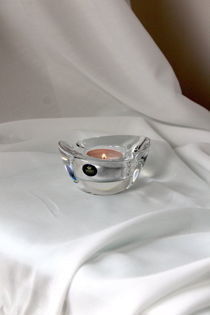 Royal Copenhagen - Candle holder, Duo round oval