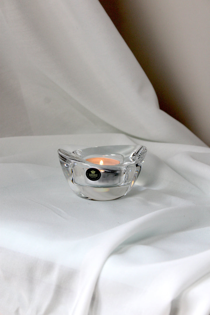 Royal Copenhagen - Candle holder, Duo round oval