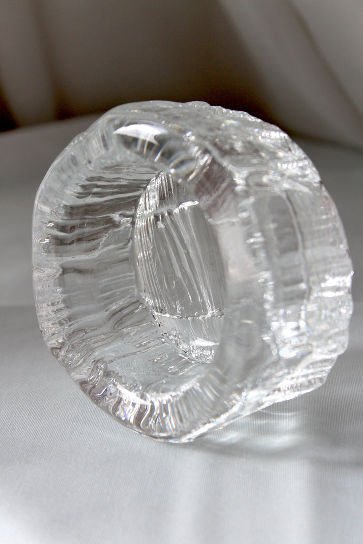 SOSMassiv Glass bowl with textured surface