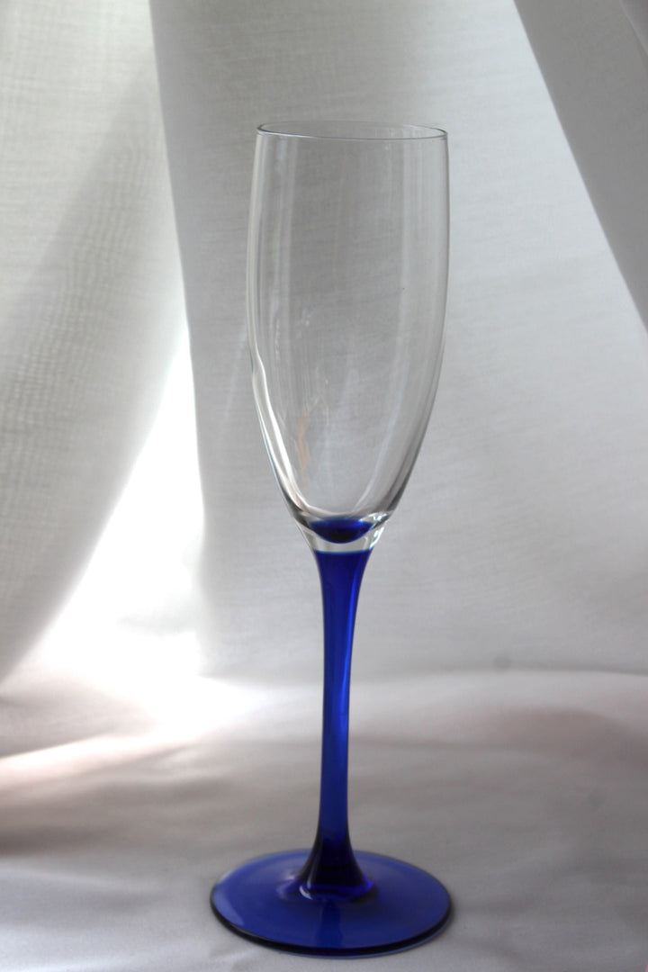 Luminarc - Champagne glass, blue