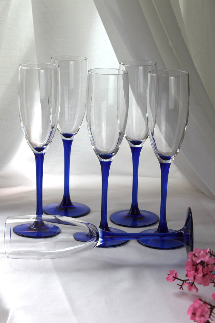 Luminarc - Champagne glass, blue
