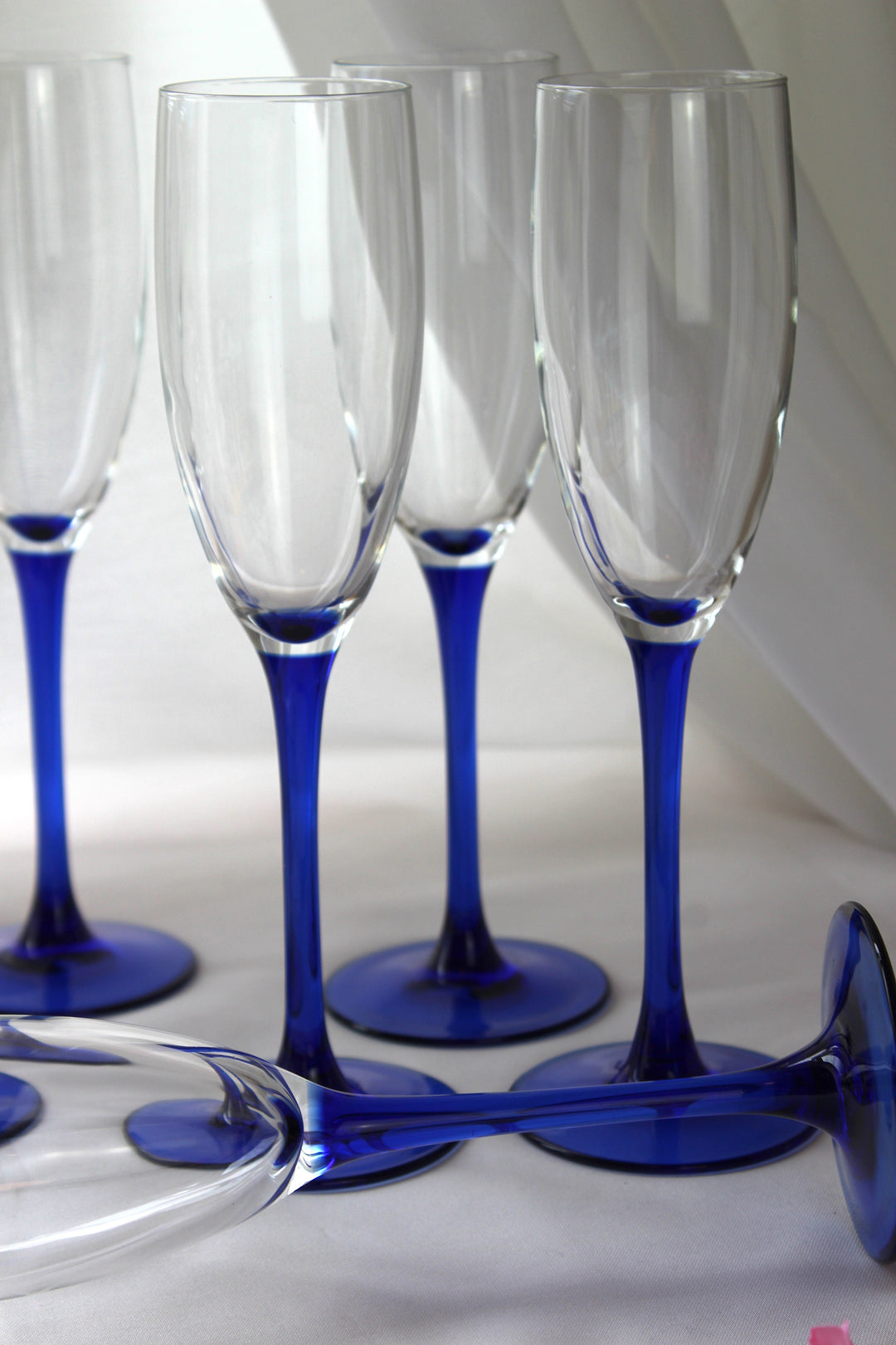 Luminarc - Champagne glass, blue