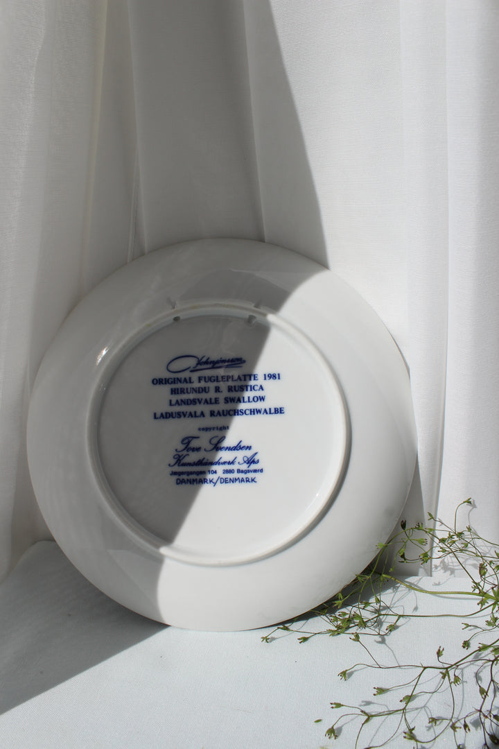 Tove Svendsen - Original bird plate, assorted.